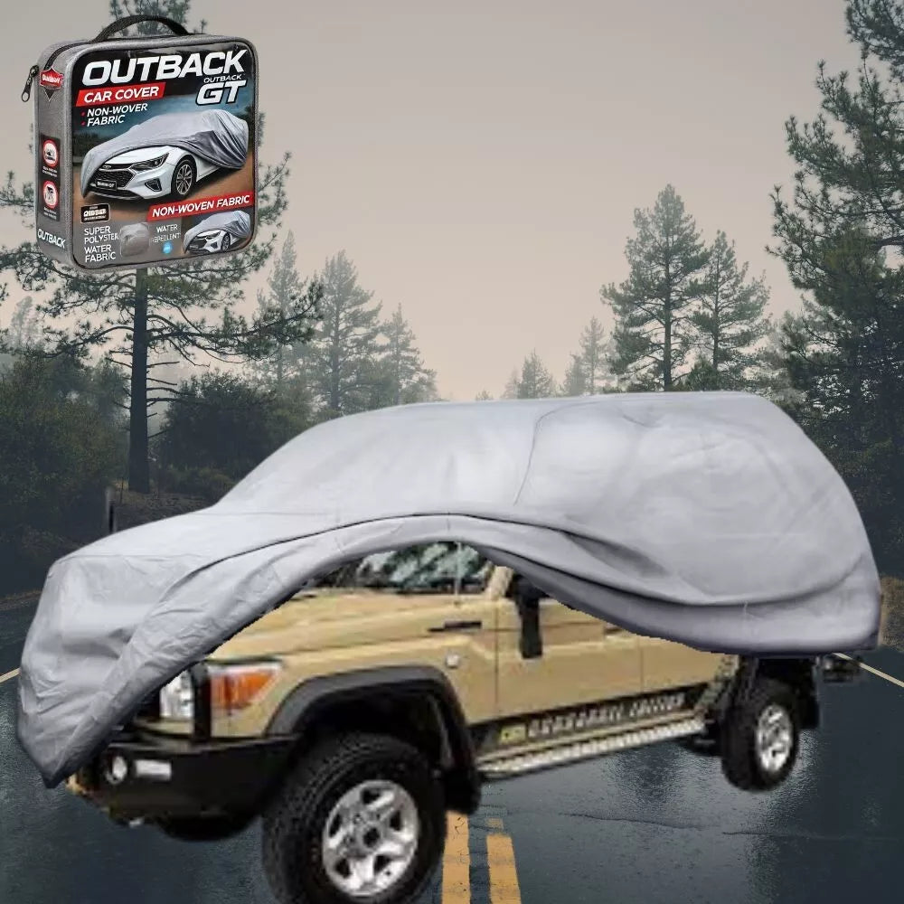 SilverShield Outdoor Car Cover for Toyota LandCruiser 79 Series 2012-Cur XL(new)