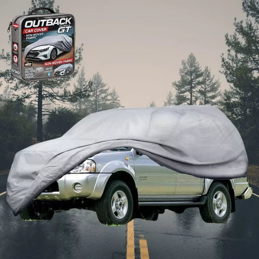 SilverShield Outdoor Car Cover for Nissan Navara Dual Cab 1997-2018 LC Univ Fit